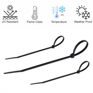 heavy duty cable ties 9x600mm black uk