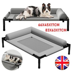 Orthopedic Elevated Dog Bed – Comfortable Support Cushion Bed for Dogs (UK)